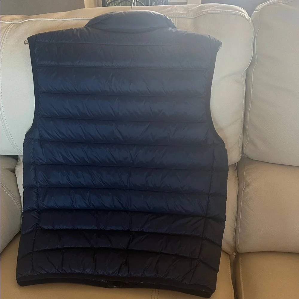 Polo by Ralph Lauren Men's Dark Blue Quilted Vest